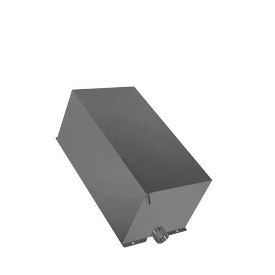 Titanium 53.5 Gallon Allied Titanium Waste (Holding) tank for Skoolie (RV) 430mm (17 in.) X 498mm (20 in.) X 1042mm (41 in.) with 3 inch male NPT Outlet